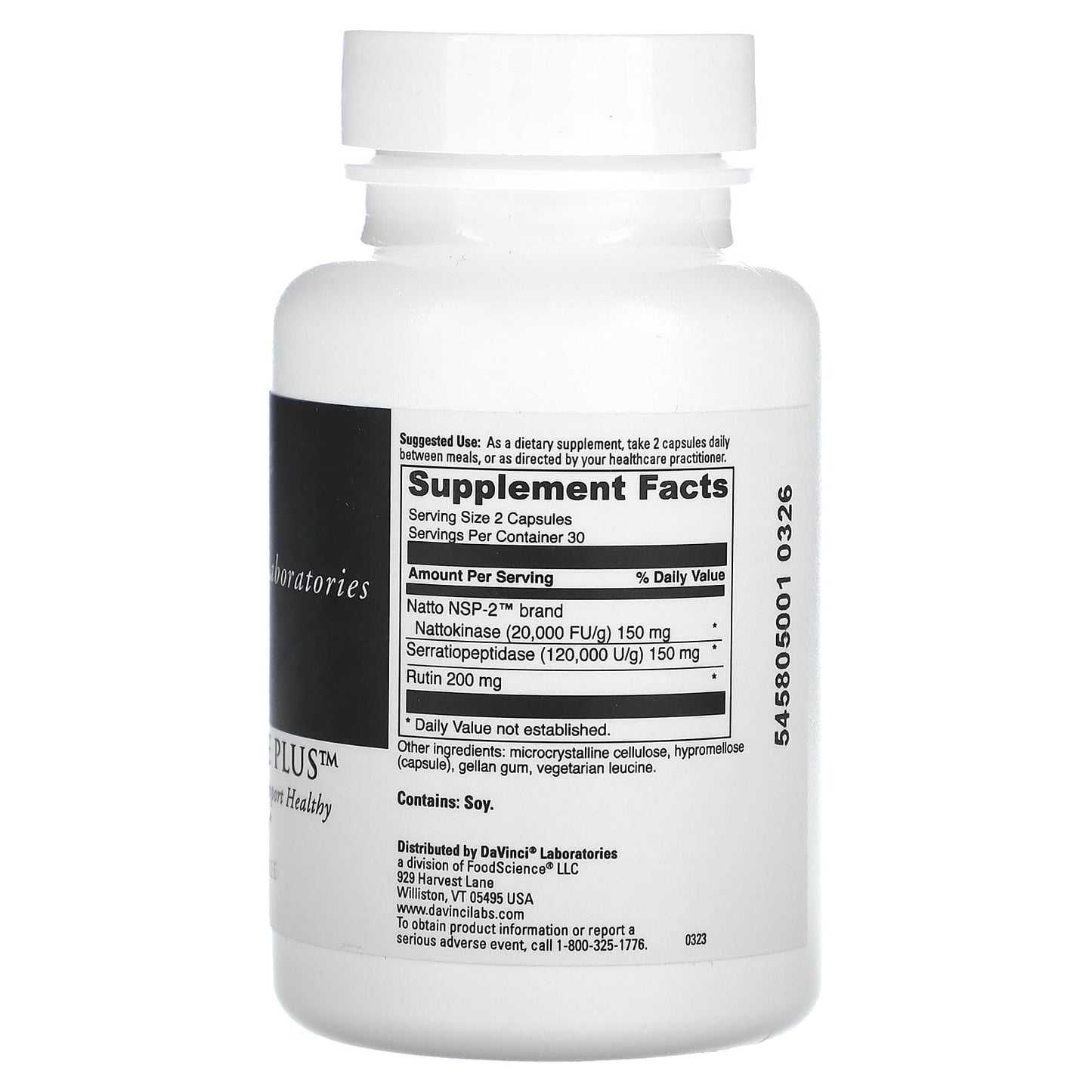 Nattokinase Plus by DaVinci Laboratories for Healthy Blood Flow - Image 2