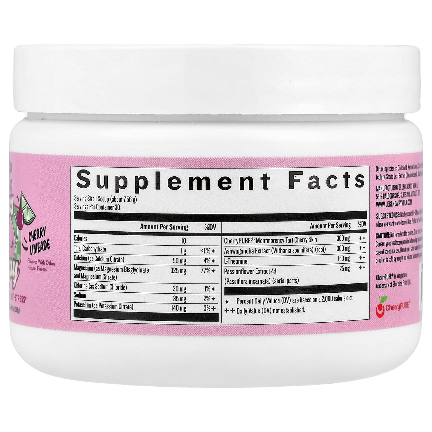 Legendairy Milk, She's Sleepy, Cherry Limeade, 8 oz (226.8 g) - Image 2