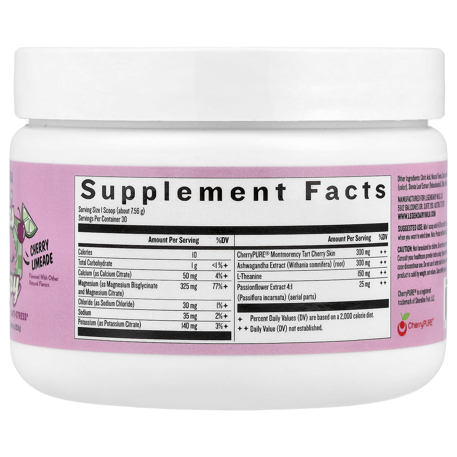 Legendairy Milk, She's Sleepy, Cherry Limeade, 8 oz (226.8 g) - Image 2