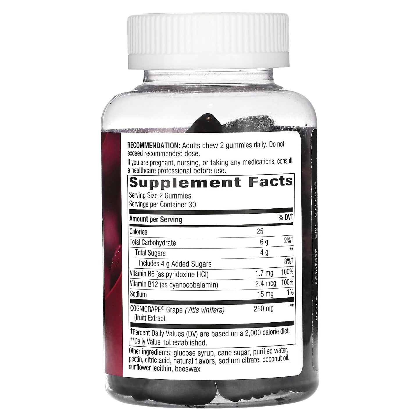 Nature's Way, Brain Fuel, Grape, 60 Gummies - Image 2