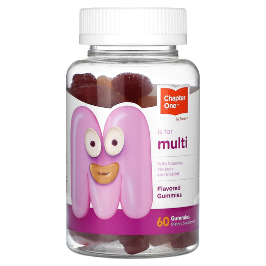 Chapter One Multi Vitamin Gummies, 60 Count, Flavored, Gluten Free - Image 1