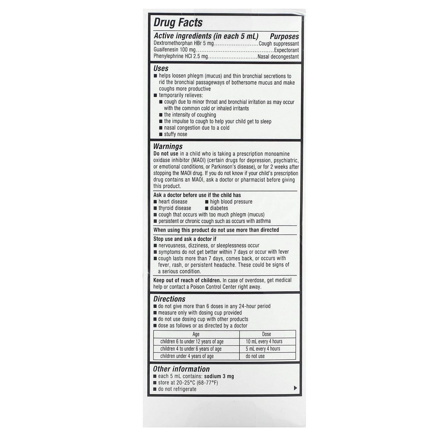 Mucinex, Children's, Cough & Congestion, Ages 4+ Yrs, Very Berry, 6.8 fl oz (201 ml) - Image 2