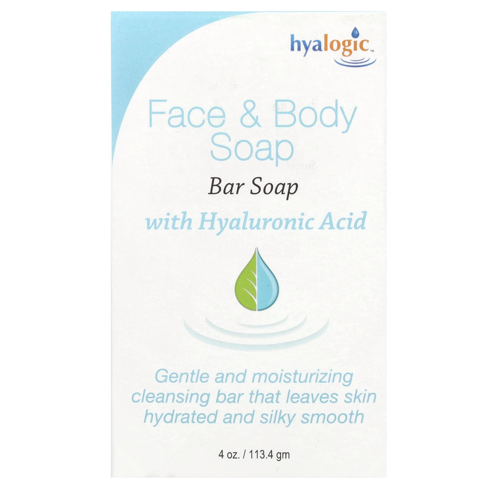 Hyaluronic Acid Face & Body Soap Bar for Hydrated Skin - Hyalogic - Image 1