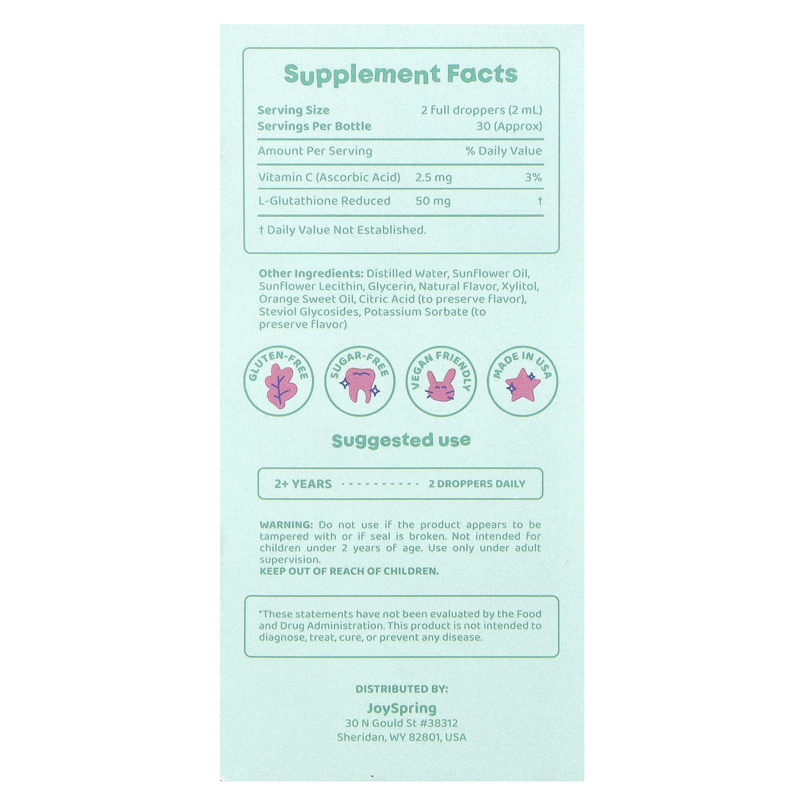 Gluta Guard for Kids - Natural Oxidative Stress Relief & Detox Support - Image 2