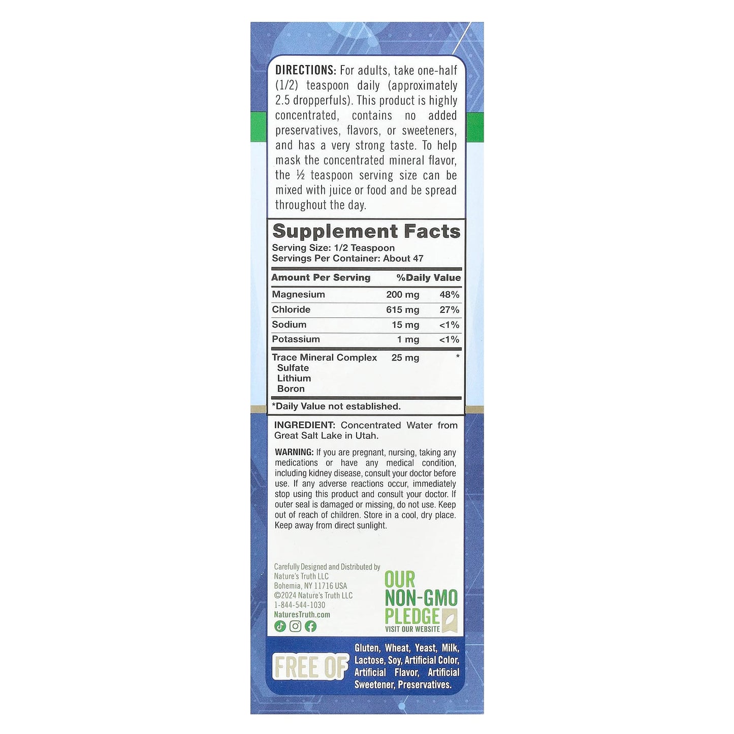 Nature's Truth, Ionic Magnesium Liquid, Unflavored, 4 fl oz (118 ml) - Image 2