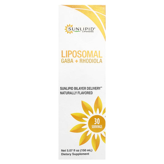 Sunlipid, Liposomal GABA + Rhodiola, 5.07 fl oz (150 ml) - Image 1