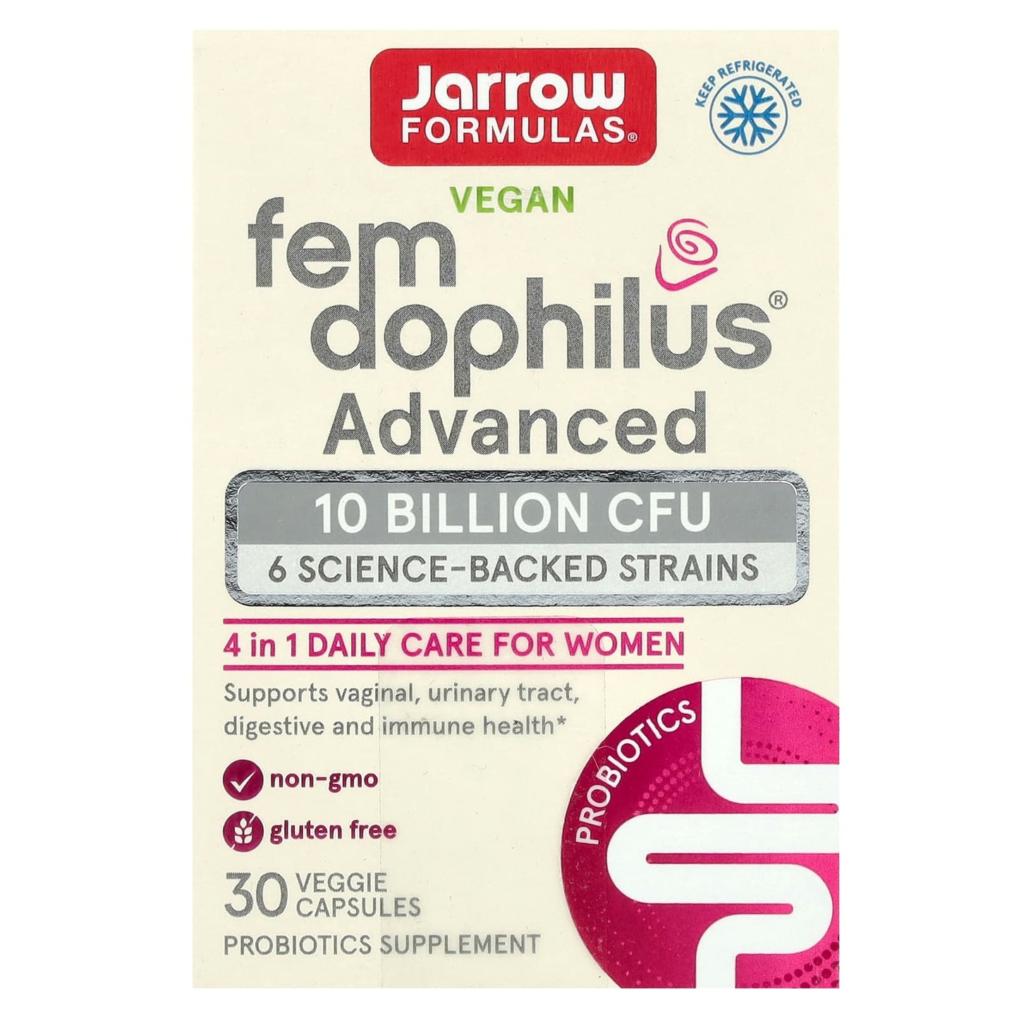 Support Women's Health with Jarrow Formulas Fem Dophilus Advanced - Image 1
