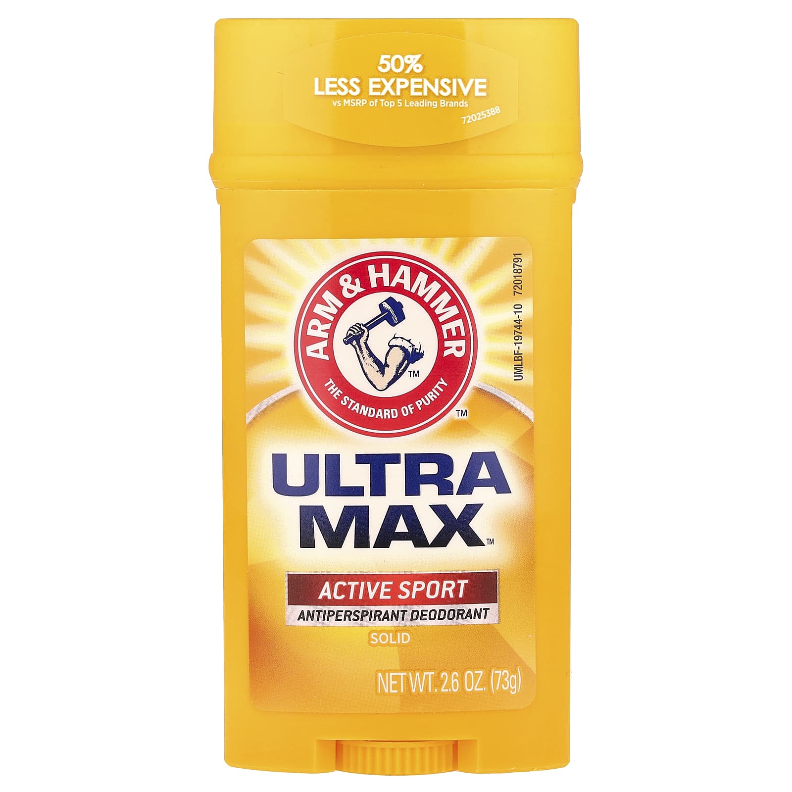 Arm & Hammer Ultra Max Antiperspirant Deodorant for Active Sport - Image 1