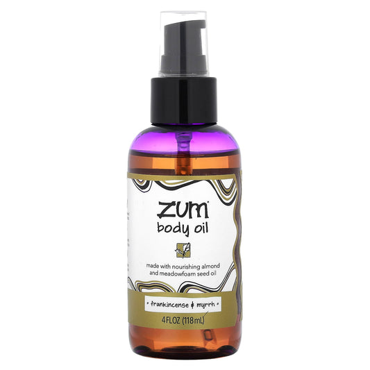 ZUM, Body Oil, Frankincense & Myrrh, 4 fl oz (118 ml) - Image 1