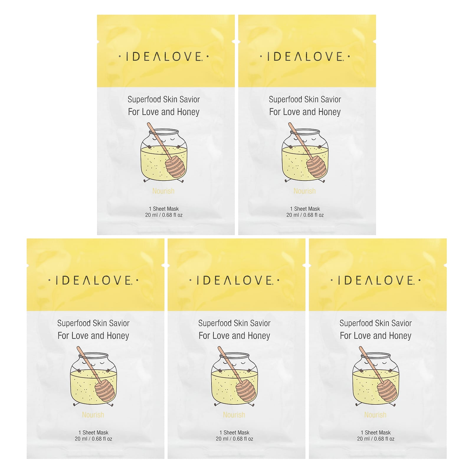 Unlock Radiant Skin with Idealove Superfood Sheet Masks - Image 1