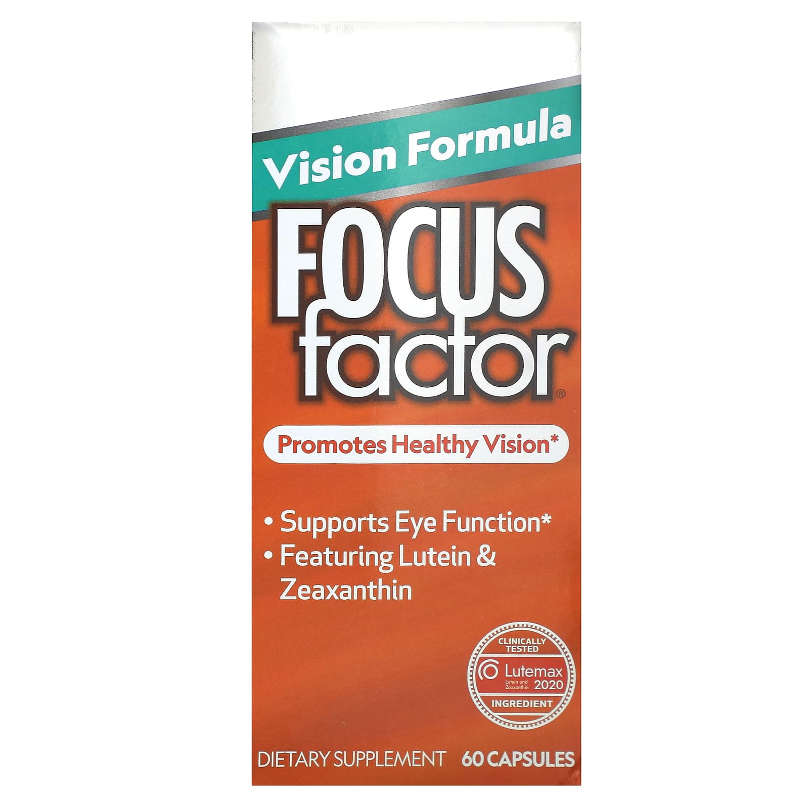 Focus Factor Vision Formula for Healthy Eyes 60 Capsules - Image 1