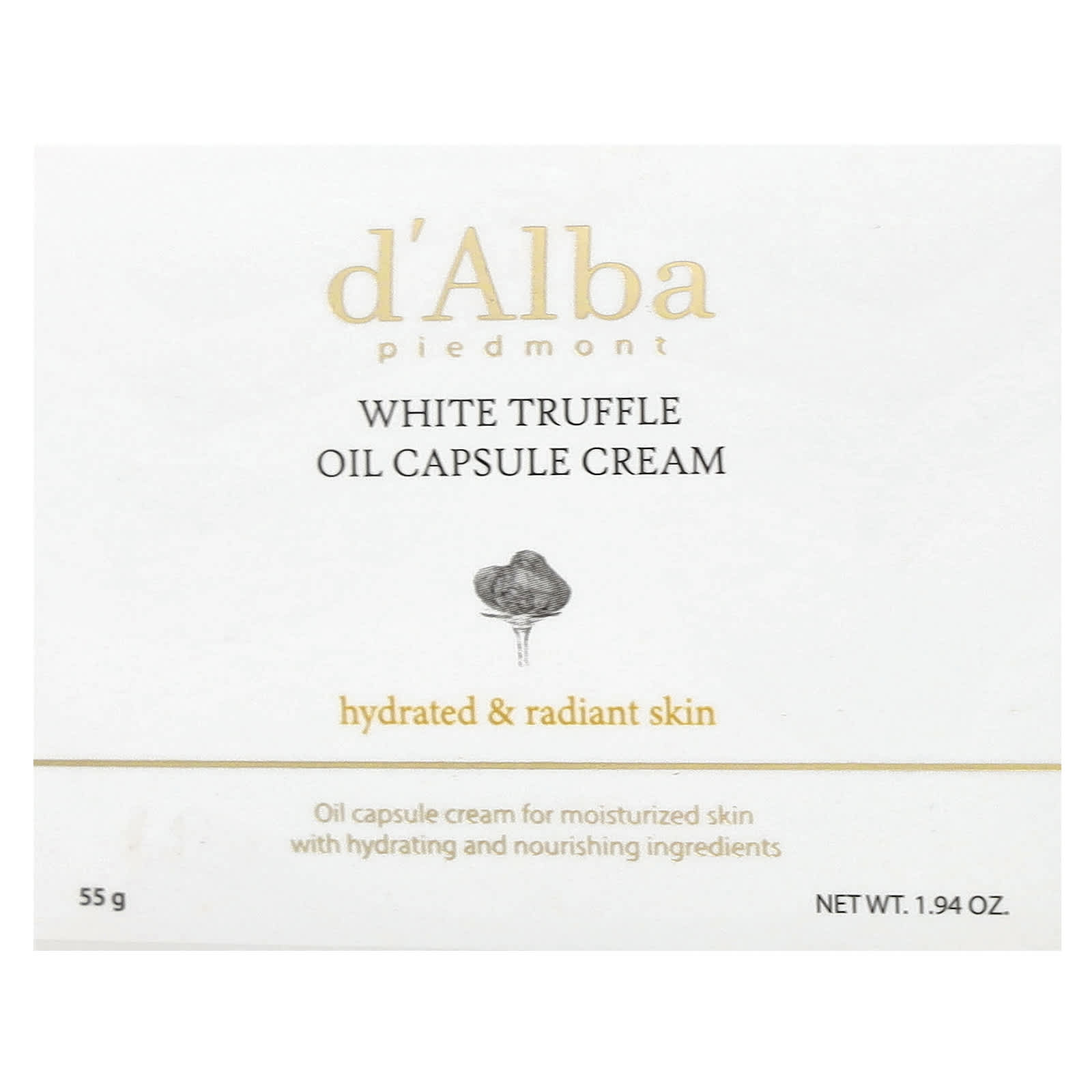 White Truffle Oil Capsule Cream for Hydrated Skin by d'Alba - Image 2