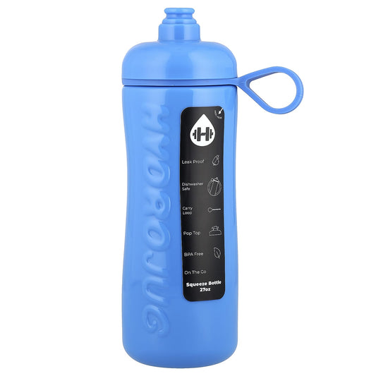 Cobalt 27 oz Leak-Proof Squeeze Bottle for Effortless Hydration - Image 1