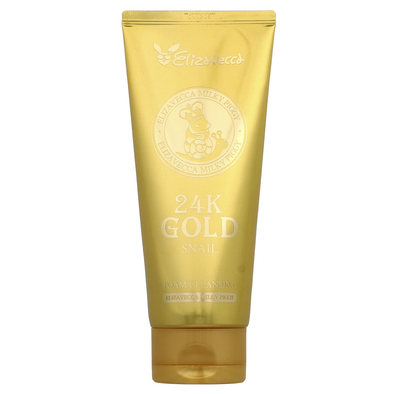 24K Gold Snail Foam Cleansing for Bright, Clear Skin by Elizavecca - Image 1