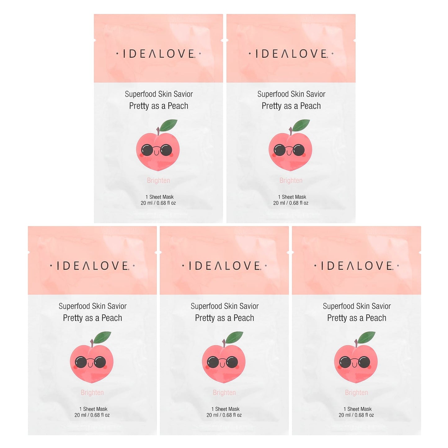 Pretty as a Peach: Superfood Skin Savior Sheet Masks | Idealove - Image 1