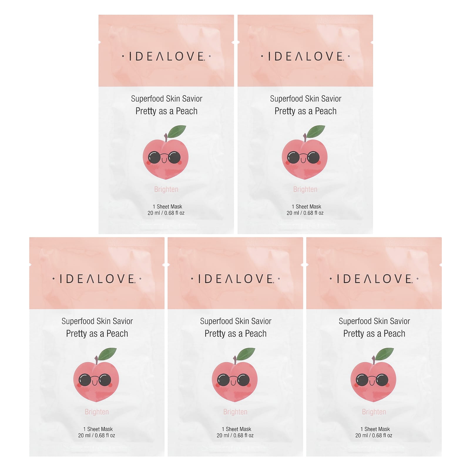 Pretty as a Peach: Superfood Skin Savior Sheet Masks | Idealove - Image 1