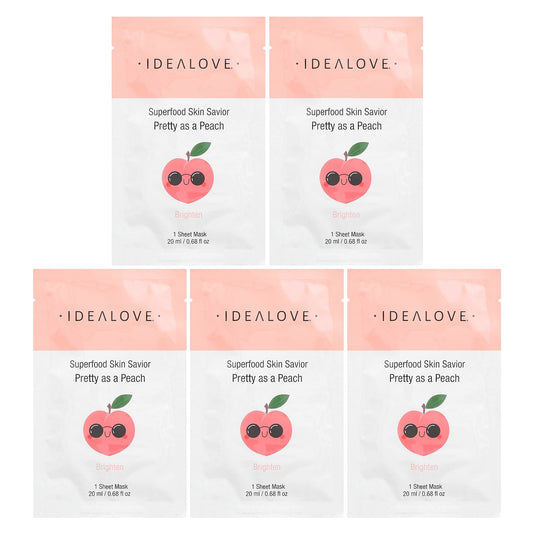 Pretty as a Peach: Superfood Skin Savior Sheet Masks | Idealove - Image 1