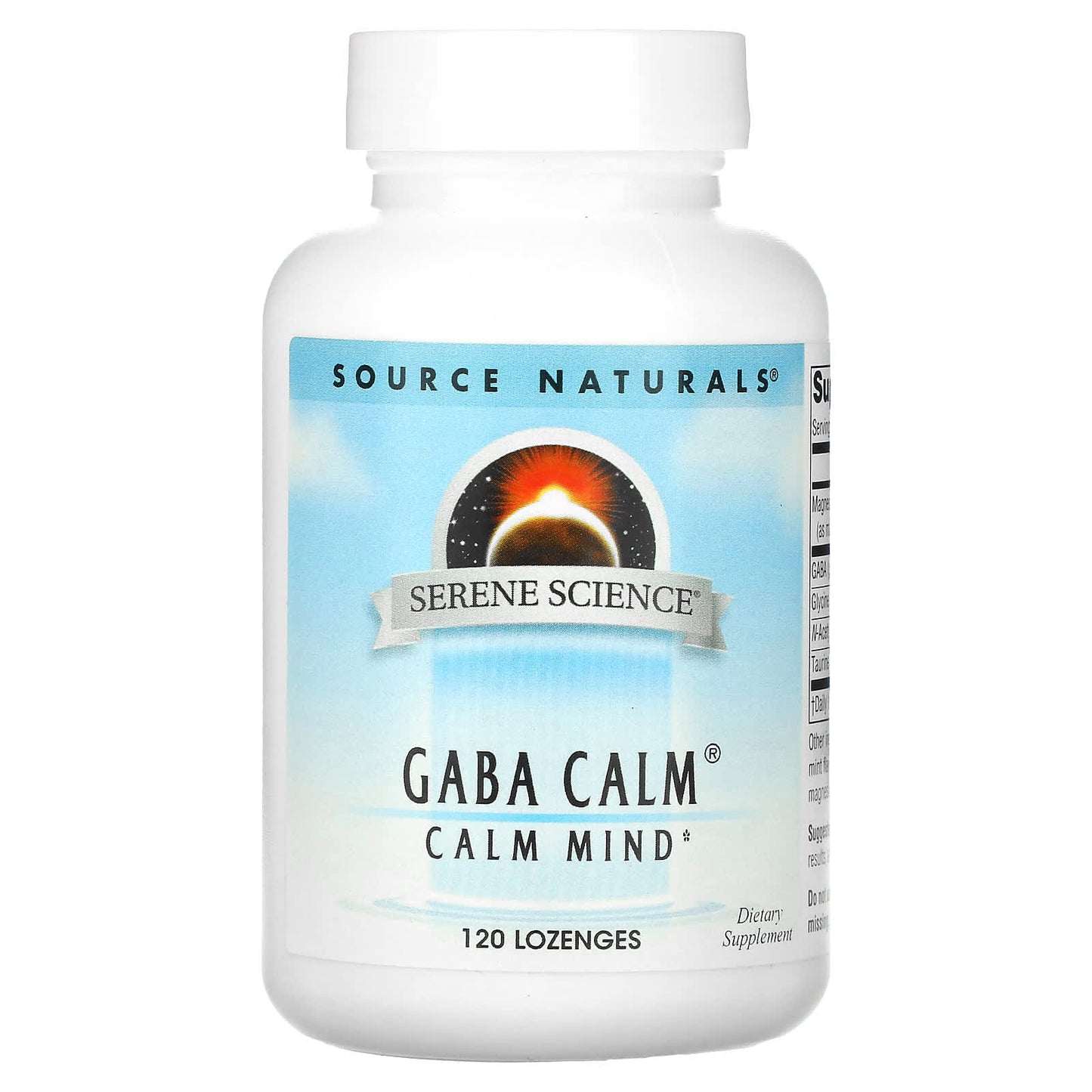 Source Naturals, Serene Science®, GABA Calm®, 120 Lozenges - Image 1