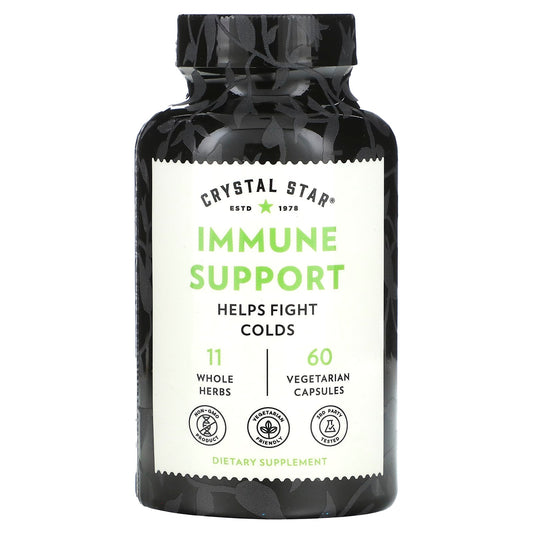Boost Immune System with Crystal Star's 11 Herb Formula, 60 Capsules - Image 1