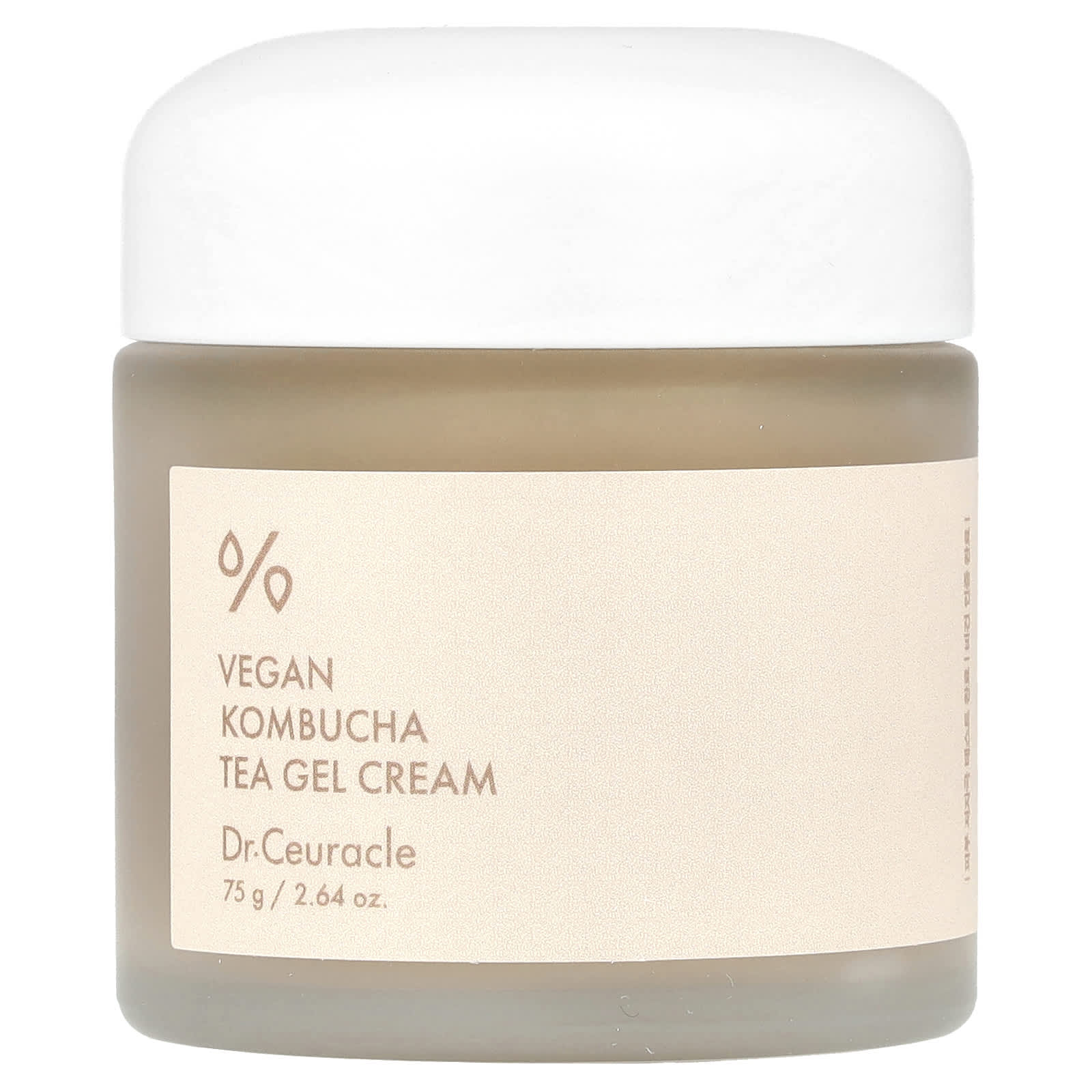 Vegan Kombucha Tea Gel Cream by Dr. Ceuracle for Hydrated Skin, 2.64 oz - Image 1