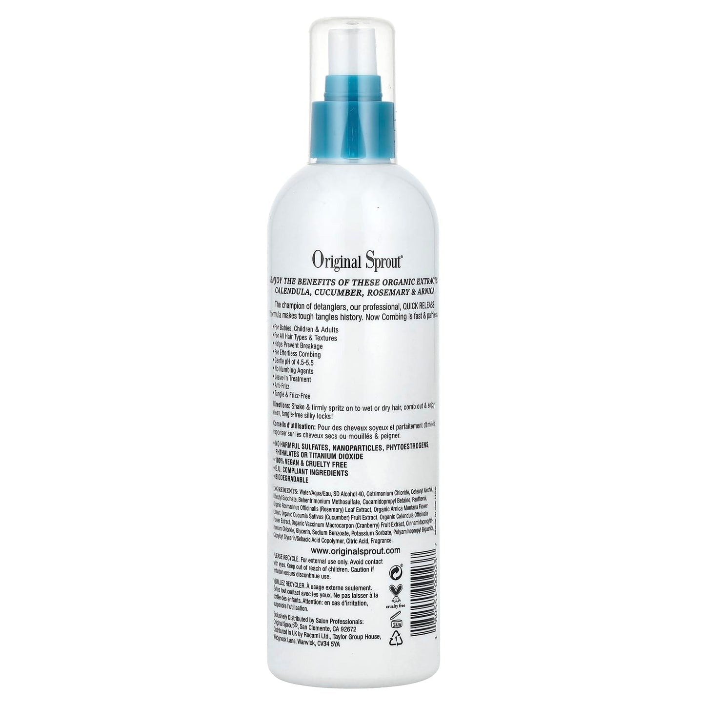 Original Sprout, Classic Collection, Miracle Detangler, 12 fl oz (354 ml) - Image 2