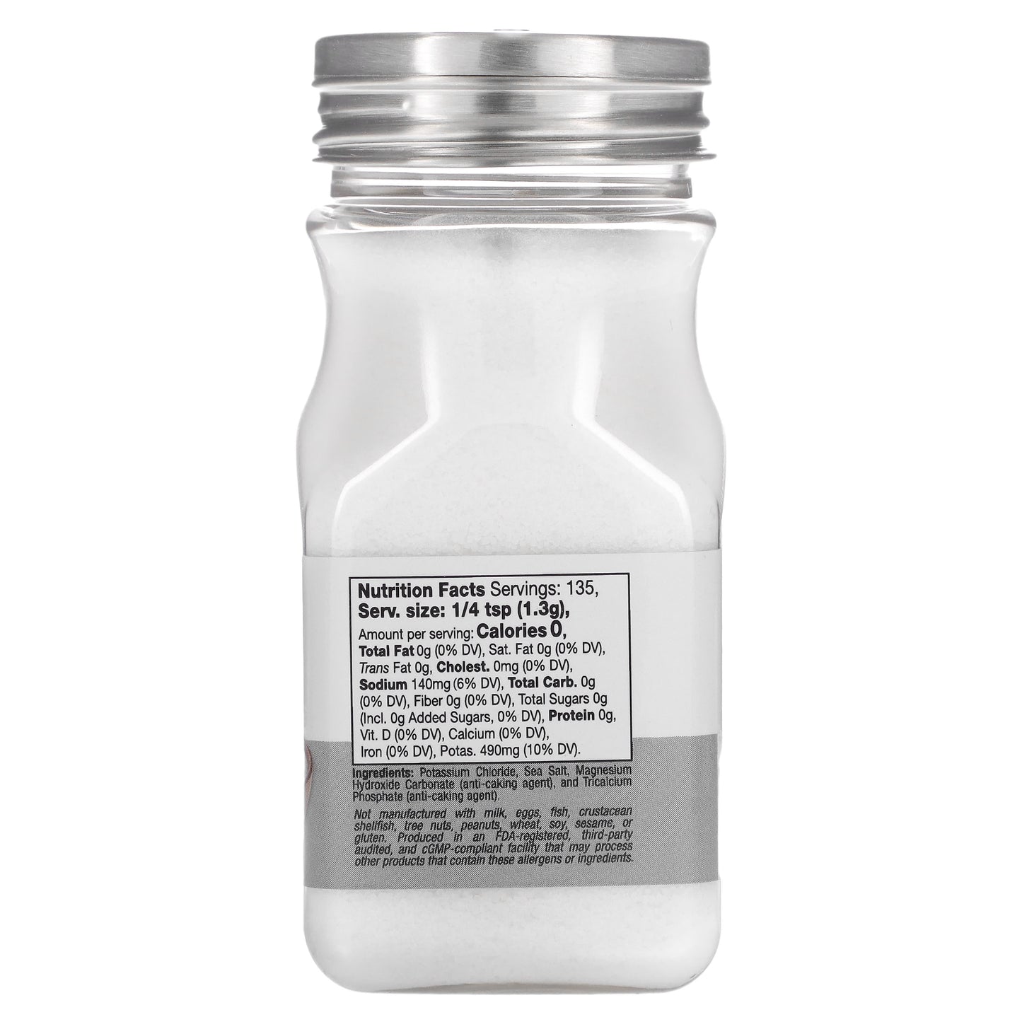 California Gold Nutrition Light Sea Salt, 76% Less Sodium - 6.2oz - Image 2