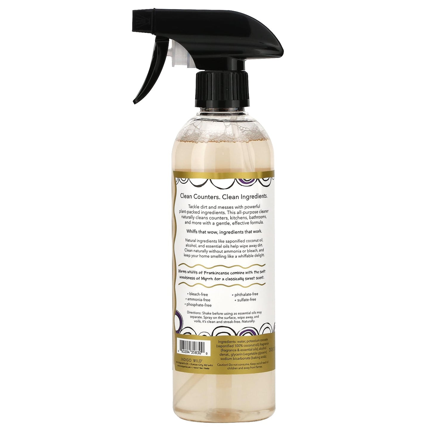 ZUM, All-Purpose Cleaner, Frankincense & Myrrh, 16 fl oz (473 ml) - Image 2