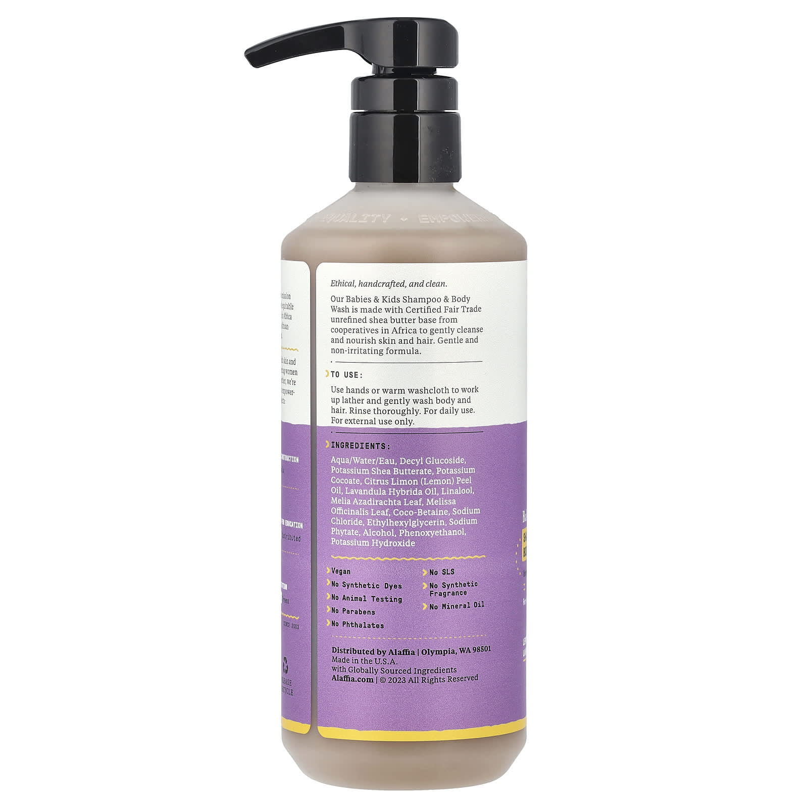 Nourishing Natural Shampoo & Body Wash for Babies & Kids - Image 2