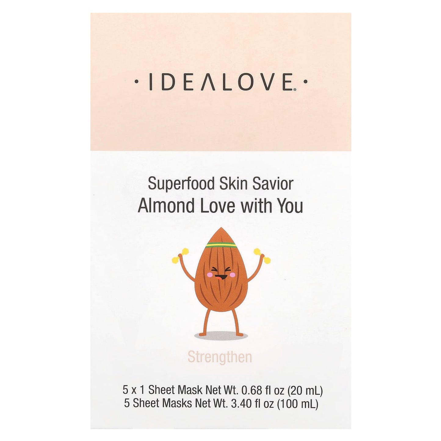 Sweet Almond Skin Savior Sheet Masks | 5-Piece Set | Idealove - Image 2