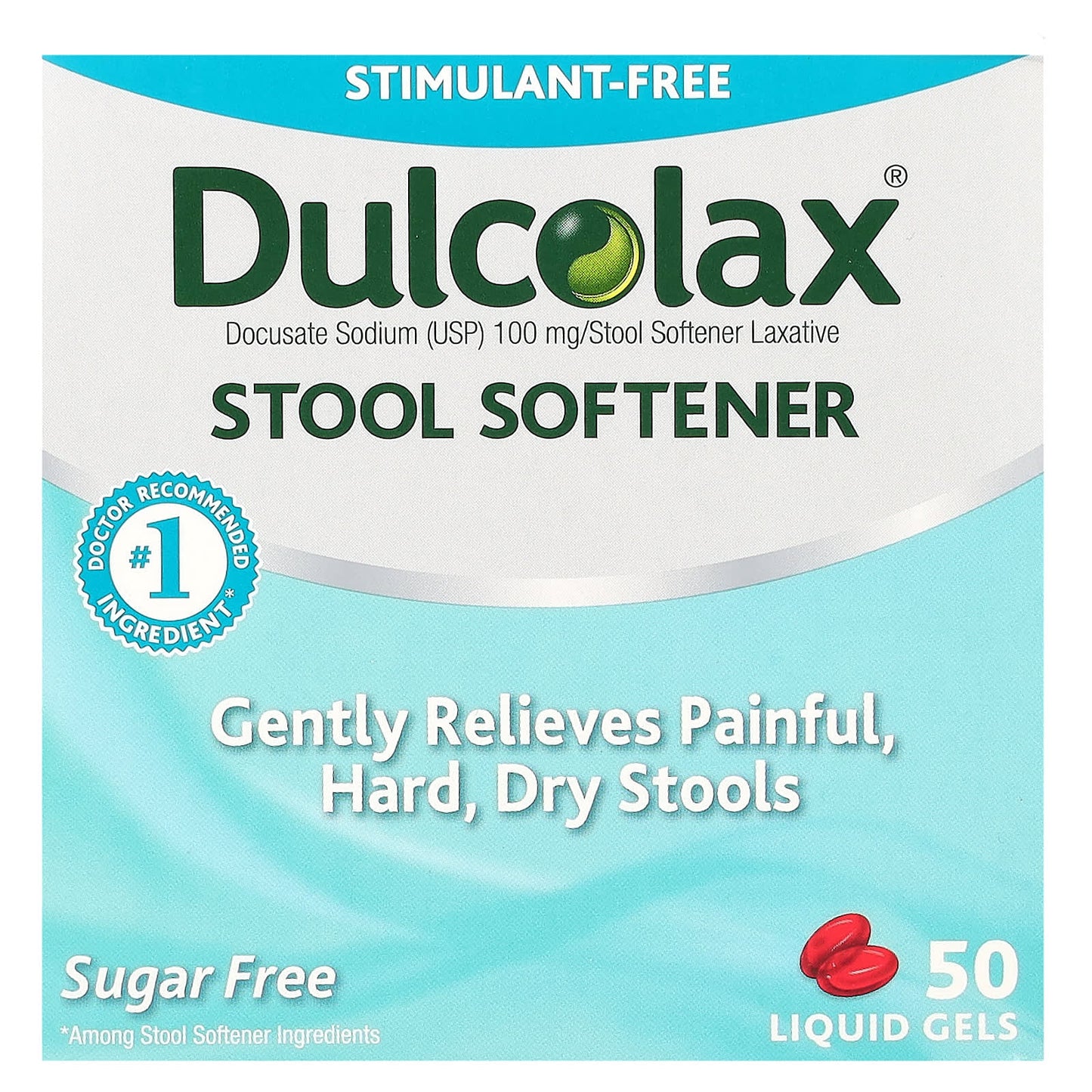 Dulcolax Stool Softener: Gentle, Stimulant-Free Relief from Constipation - Image 1
