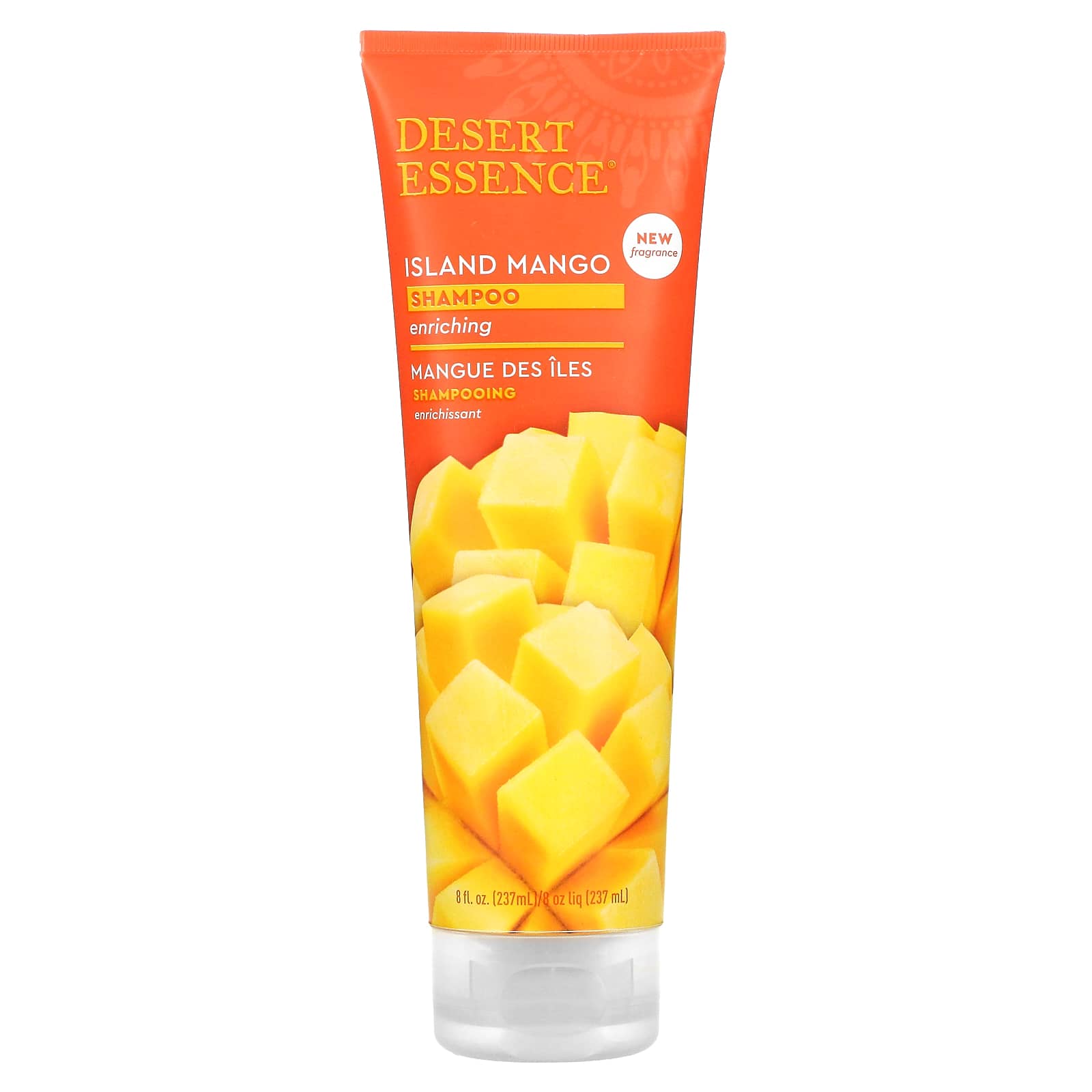 Desert Essence Island Mango Shampoo, Enriching, 8 fl oz - Image 1