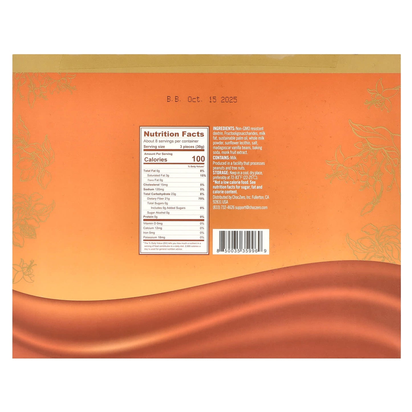 Zero Sugar Sea Salt Caramels - Keto, Gluten-Free, 9 oz (255g) - Image 2