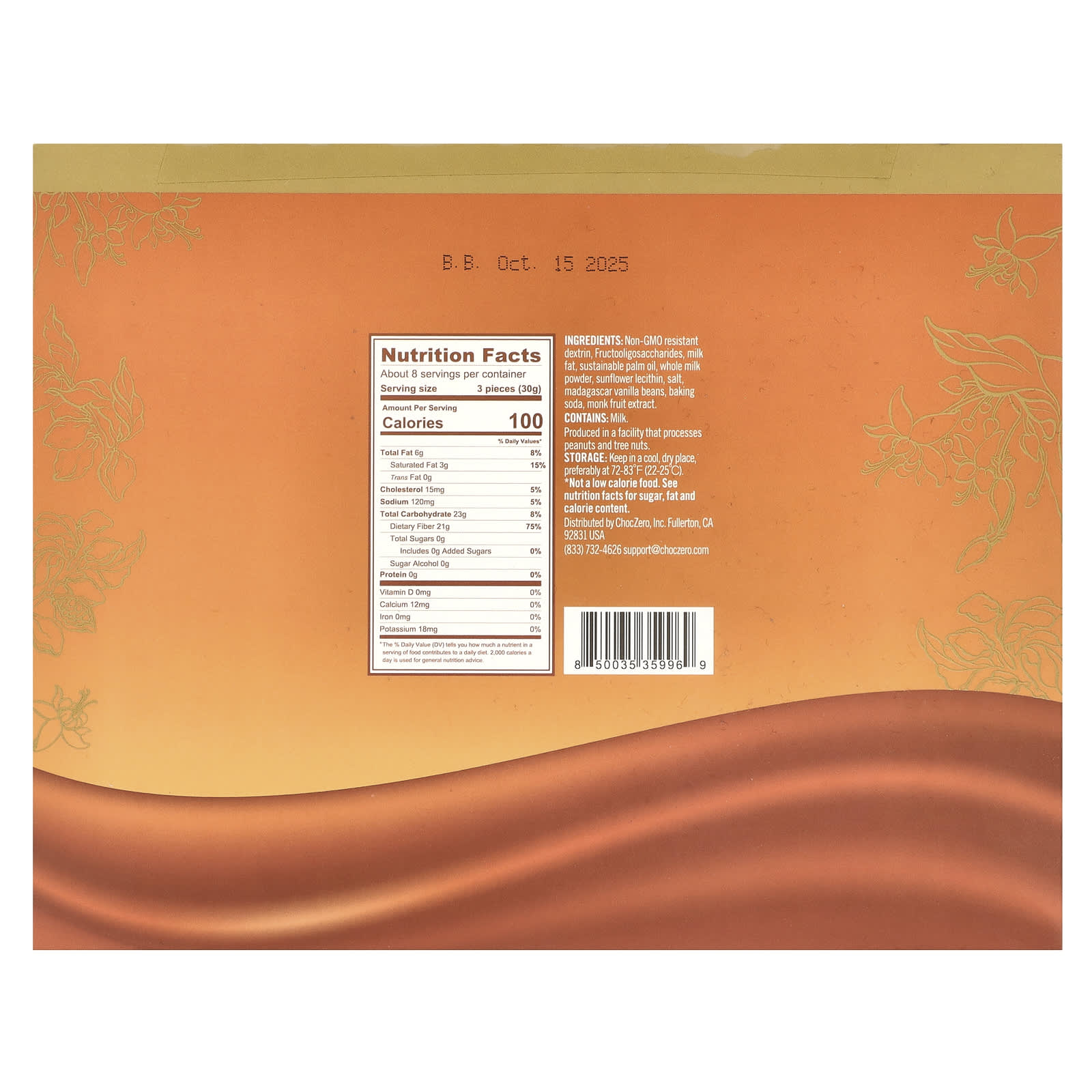 Zero Sugar Sea Salt Caramels - Keto, Gluten-Free, 9 oz (255g) - Image 2