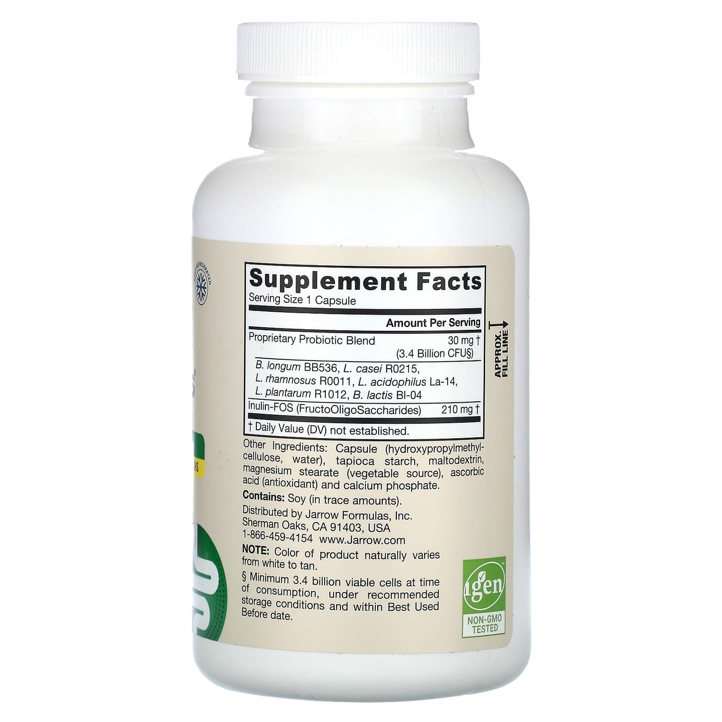Jarrow Formulas Vegan Probiotic + Prebiotic Supplement - Image 2