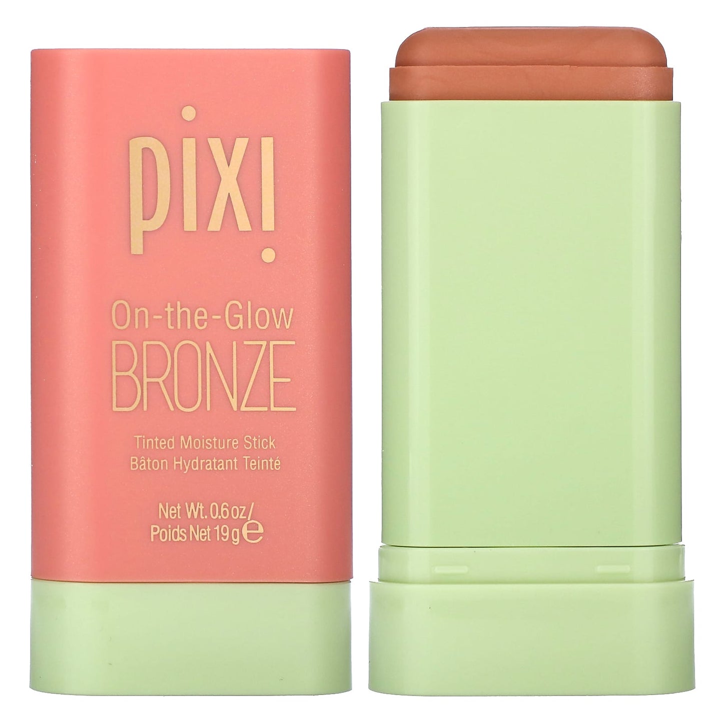 Pixi Beauty, On-the-Glow Bronze, Tinted Moisture Stick, Warm Glow, 0.6 oz (19 g) - Image 1