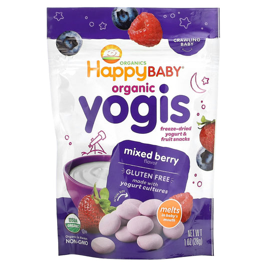Organic Freeze Dried Yogurt Snacks for Babies | Happy Family - Image 1