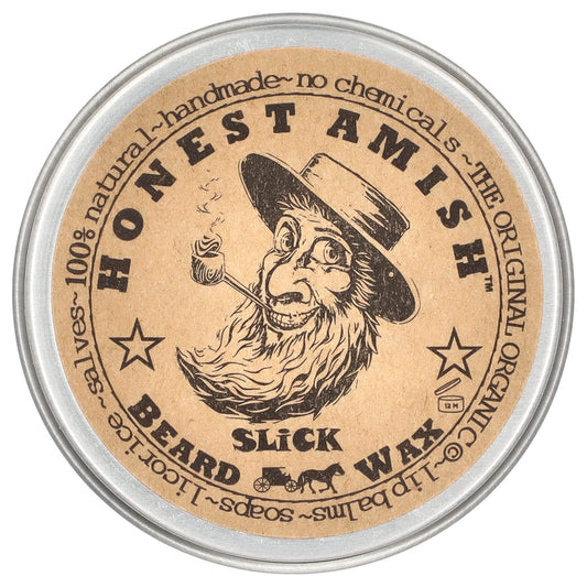 Natural Beard Wax by Honest Amish - 100% Organic & Non-Greasy - Image 1