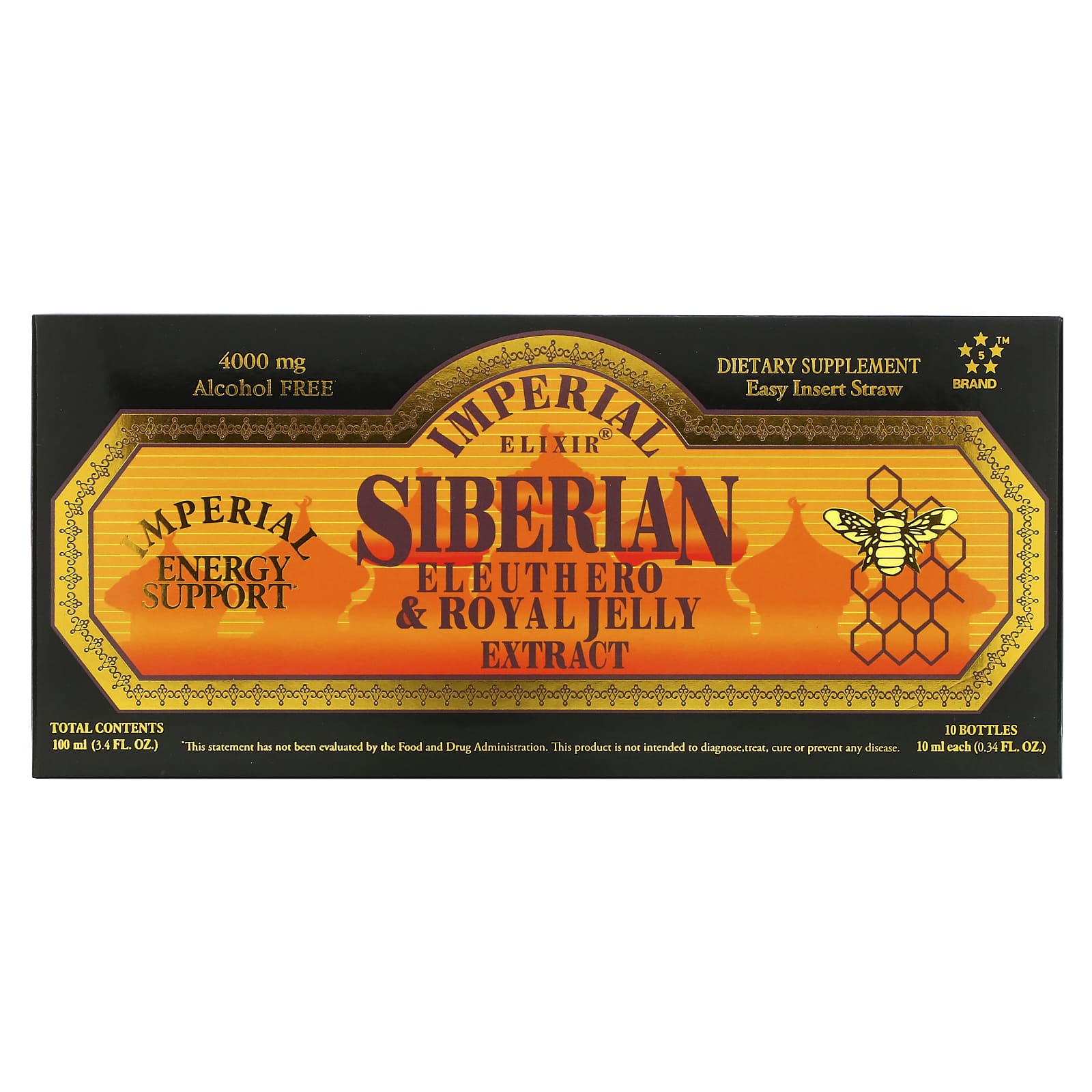 Siberian Eleuthero & Royal Jelly Energy Support Supplement - Image 1
