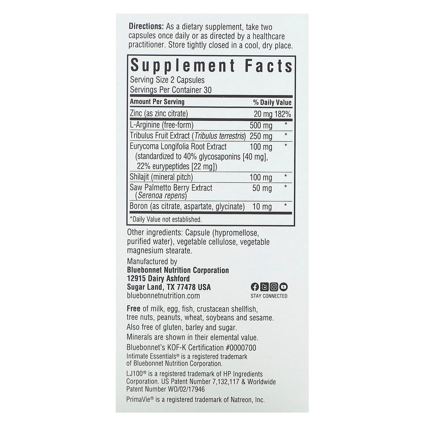 Boost Testosterone & Libido with Bluebonnet Nutrition Intimate Essentials - Image 2