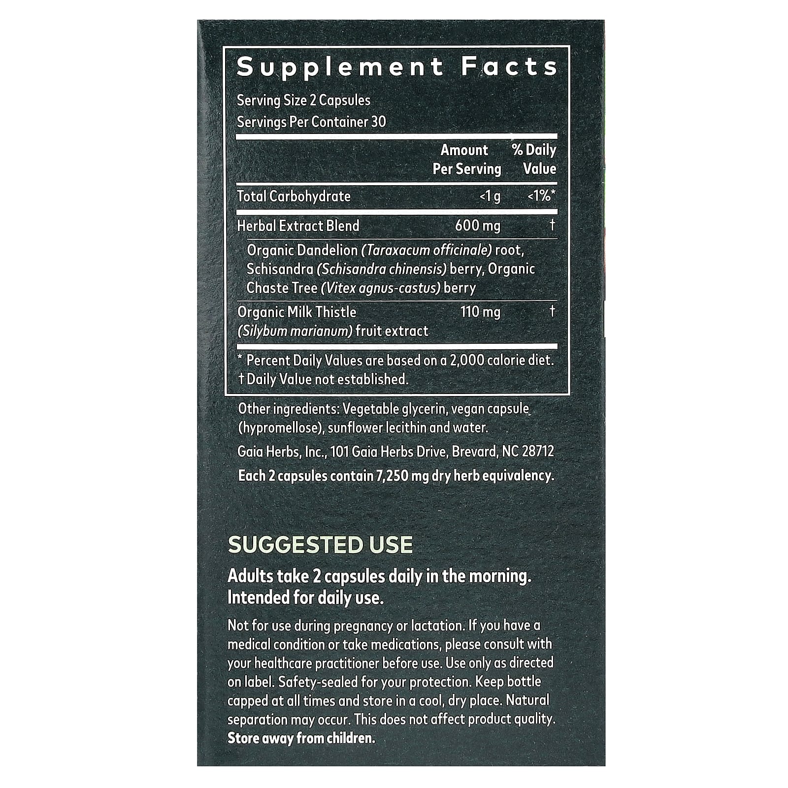 Gaia Herbs Cycle Support for Women & Period Relief, 60 Vegan Liquid Capsules - Image 2