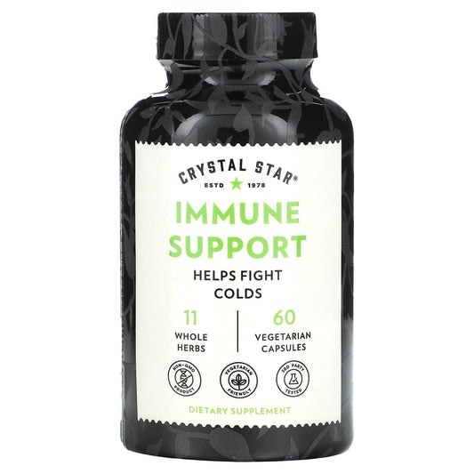 Boost Immune System with Crystal Star's 11 Herb Formula, 60 Capsules - Image 1