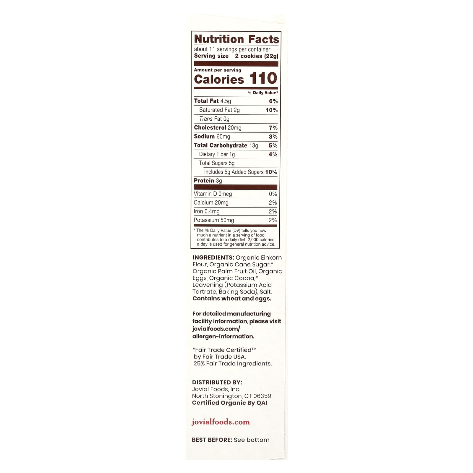 Ancient Grain Organic Einkorn Cookies - Checkerboard, 8.8 oz - Image 2