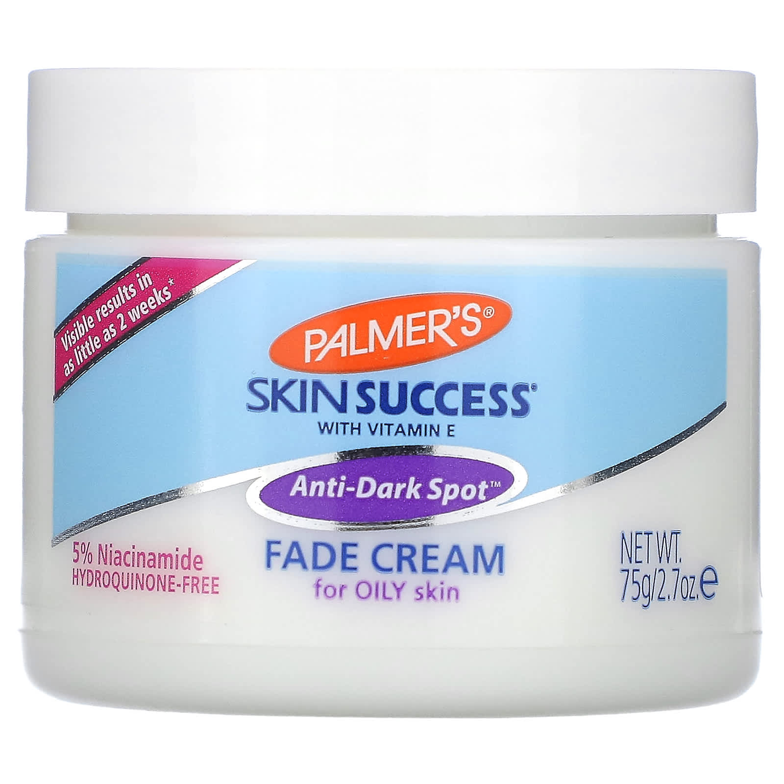 Palmer's, Skin Success® with Vitamin E, Anti-Dark Spot Fade Cream for Oily Skin, 2.7 oz (75 g) - Image 1