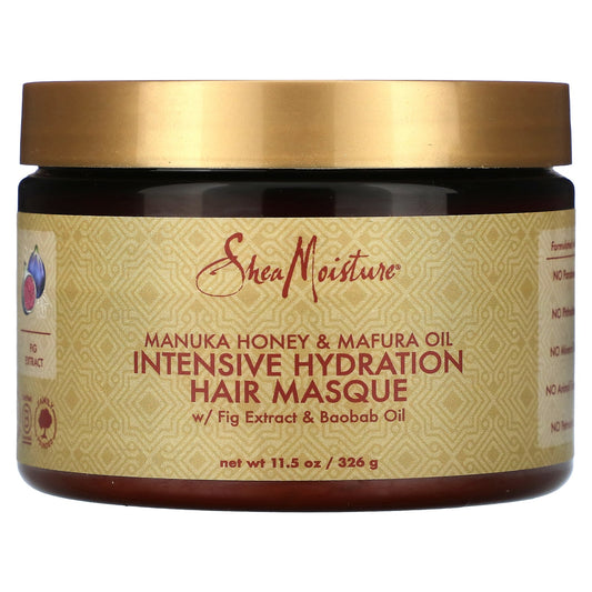 SheaMoisture, Manuka Honey & Mafura Oil, Intensive Hydration Hair Masque, 11.5 oz (326 g) - Image 1