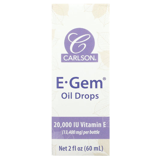Carlson Vitamin E Oil Drops - Hydrate & Moisturize Skin - Image 1