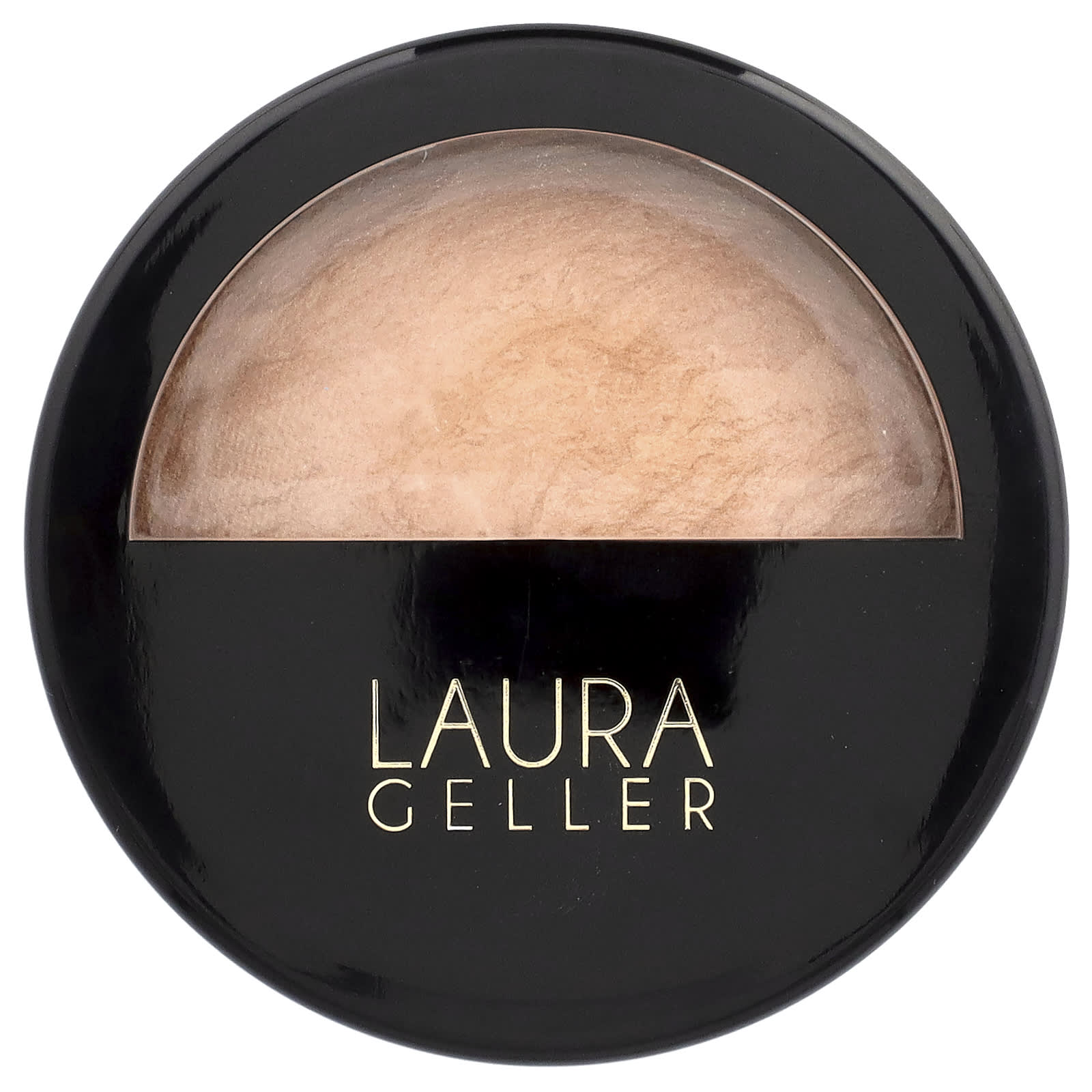Laura Geller, Baked Balance-N-Brighten, Color Correcting Foundation, Golden Medium, 0.32 oz (9 g) - Image 1