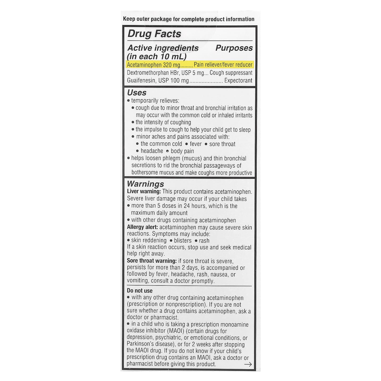 Genexa Organic Kids' Cold & Flu Relief, Ages 4+, 4 fl oz (118 ml) - Image 2