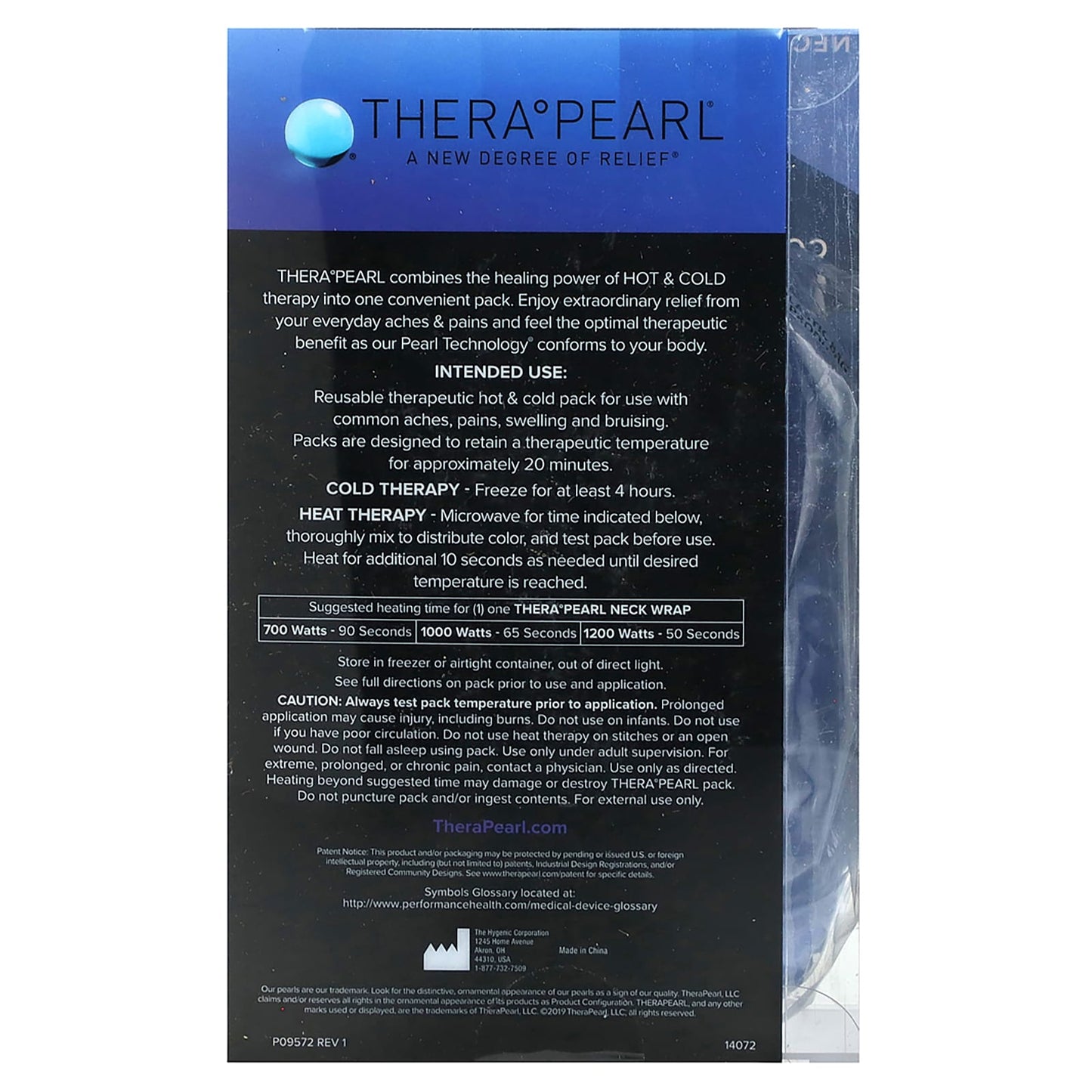 TheraPearl, Color Changing Hot + Cold Reusable Pack, Neck Wrap, 1 Wrap - Image 2
