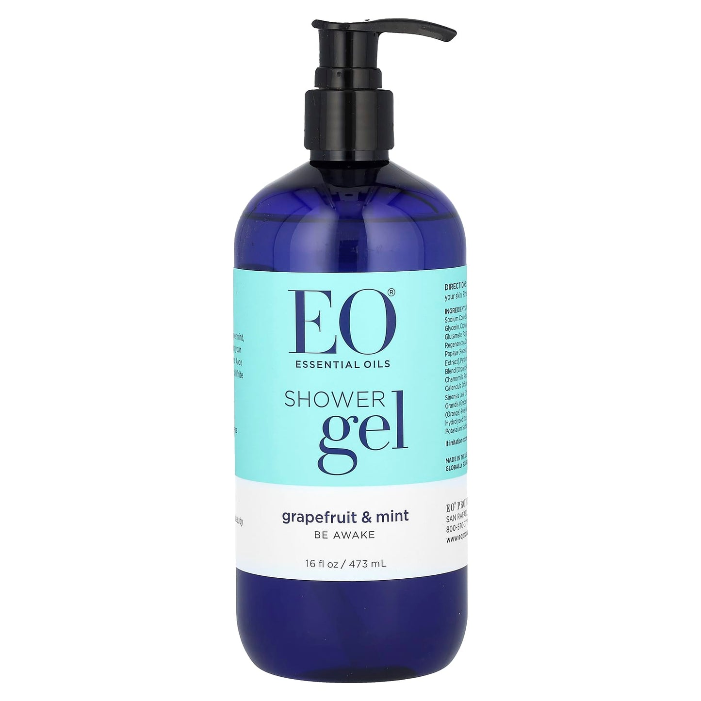 EWG Verified Shower Gel with Grapefruit & Mint, 16 fl oz - Image 1