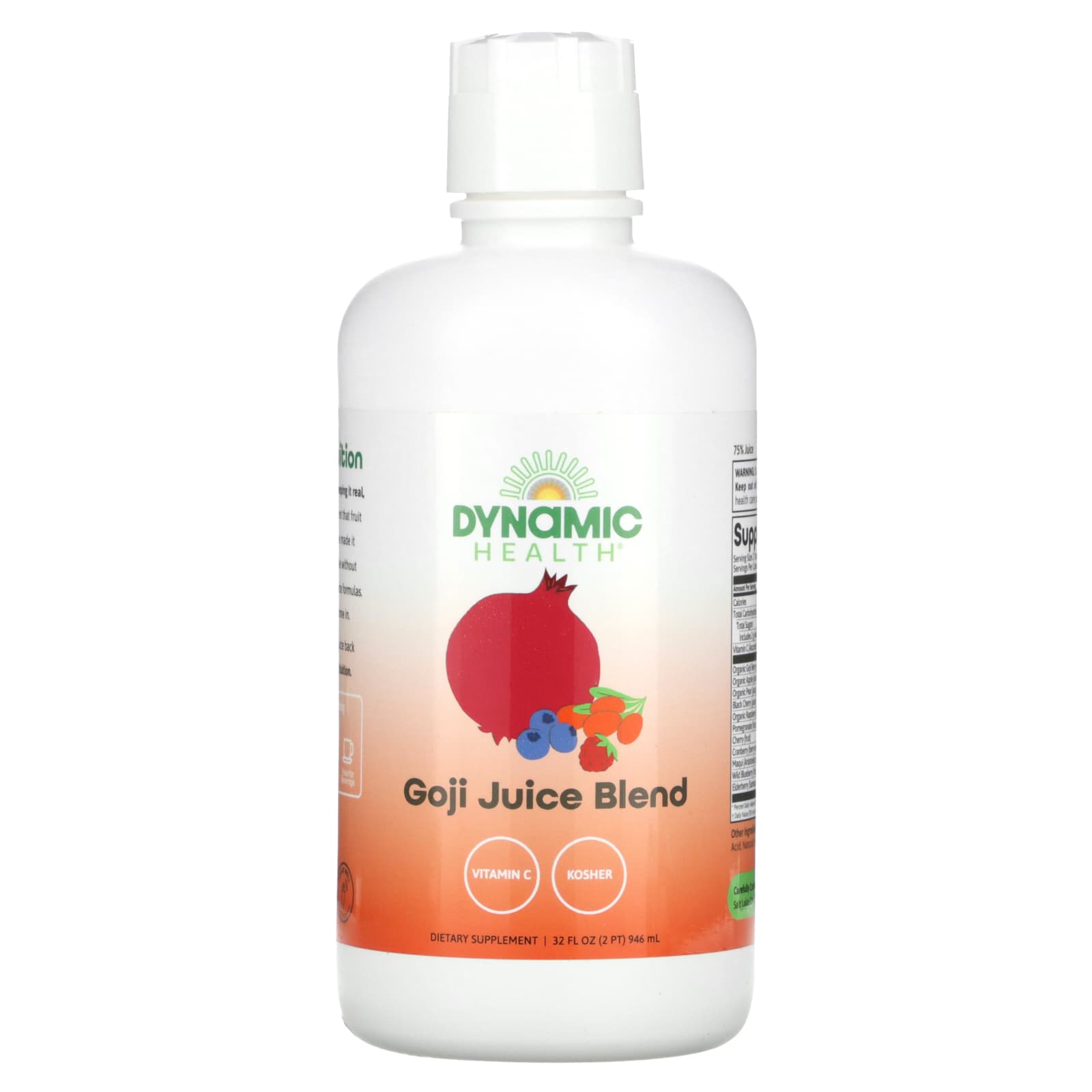 Goji Juice Blend, 32 fl oz - Dynamic Health's Natural Energy Boost - Image 1